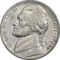 سکه 5 سنت 1985P جفرسون - AU55 - آمریکا