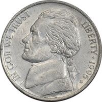 سکه 5 سنت 1995D جفرسون - VF35 - آمریکا