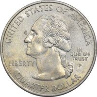 سکه کوارتر دلار 2006P ایالتی (نبراسکا) - AU50 - آمریکا