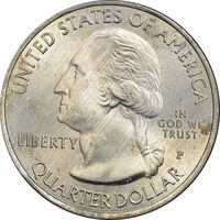 سکه کوارتر دلار 2015P (بنای یادبود ملی هومستد) - MS61 - آمریکا