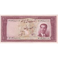 اسکناس 100 ریال کراواتی 1330 - تک - AU55 - محمد رضا شاه