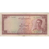 اسکناس 1000 ریال کوه دماوند - تک - VF20 - محمد رضا شاه