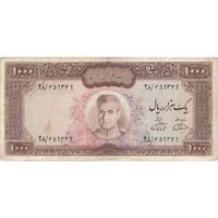 اسکناس 1000 ریال (آموزگار - فرمان فرماییان) - تک - VF25 - محمد رضا شاه