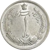 سکه 1 ریال 1310 - MS62 - رضا شاه