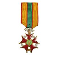 نشان خدمت شهربانی درجه دو (پارس نشان) - AU - محمد رضا شاه