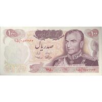 اسکناس 100 ریال 1350 - تک - EF45 - محمد رضا شاه