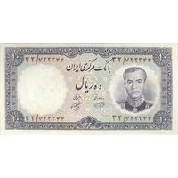 اسکناس 10 ریال 1340 - تک - UNC62 - محمد رضا شاه