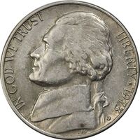 سکه 5 سنت 1973D جفرسون - AU50 - آمریکا