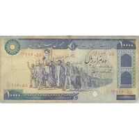 اسکناس 10000 ریال (ایروانی - نوربخش) - تک - VF25 - جمهوری اسلامی