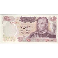اسکناس 100 ریال 1350 - تک - UNC61 - محمد رضا شاه
