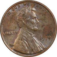 سکه 1 سنت 1979 لینکلن - EF45 - آمریکا
