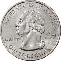 سکه کوارتر دلار 2003D ایالتی (آرکانزاس) - MS62 - آمریکا