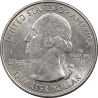 سکه کوارتر دلار 2016D (پارک ملی تاریخی کامبرلند گپ) - MS62 - آمریکا