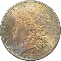 سکه یک دلار 1881S مورگان - MS65 - آمریکا