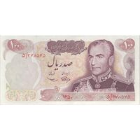 اسکناس 100 ریال 1350 - تک - AU50 - محمد رضا شاه
