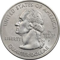 سکه کوارتر دلار 2005P ایالتی (ویرجینیای غربی) - AU58 - آمریکا