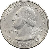 سکه کوارتر دلار 2015D ساراتوگا - AU58 - آمریکا