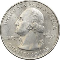 سکه کوارتر دلار 2015D ساراتوگا - AU55 - آمریکا