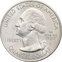 سکه کوارتر دلار 2015P بمبئی هوک - MS61 - آمریکا