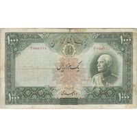 اسکناس 1000 ریال پشت لاتین - مهر 1320 - VF20 - رضا شاه