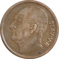 سکه 5 اوره 1965 اولاف پنجم - EF40 - نروژ