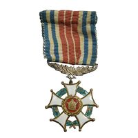 نشان خدمت شهربانی - EF - رضا شاه