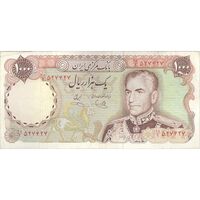 اسکناس 1000 ریال (یگانه - خوش کیش) جایگزین - تک - VF35 - محمد رضا شاه