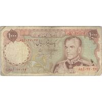 اسکناس 1000 ریال (انصاری - مهران) شماره تکرار - تک - VF20 - محمد رضا شاه
