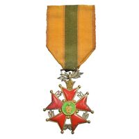 نشان خدمت شهربانی درجه دو (ضرب سوئد) - EF - محمد رضا شاه