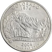 سکه کوارتر دلار 2006P ایالتی (کلرادو) - AU - آمریکا
