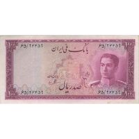 اسکناس 100 ریال سری سوم - تک - VF35 - محمد رضا شاه