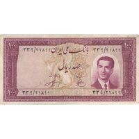 اسکناس 100 ریال کراواتی 1330 - تک - VF35 - محمد رضا شاه