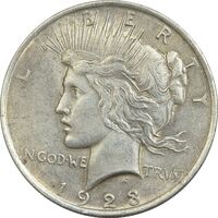 سکه یک دلار 1923 صلح - MS61 - آمریکا