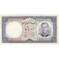 اسکناس 10 ریال 1340 - تک - EF40 - محمد رضا شاه
