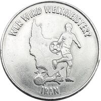 مدال یادبود حضور ایران در جام جهانی فوتبال 2006 - UNC - جمهوری اسلامی