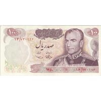 اسکناس 100 ریال 1350 - تک - EF45 - محمد رضا شاه