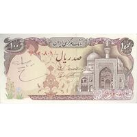 اسکناس 100 ریال (نمازی - نوربخش) - تک - AU55 - جمهوری اسلامی