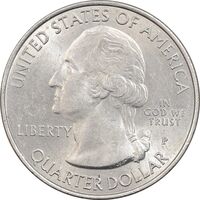 سکه کوارتر دلار 2015P بمبئی هوک - MS62 - آمریکا