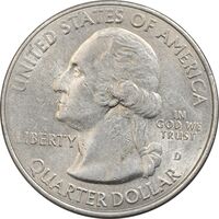 سکه کوارتر دلار 2015D جنگل ملی کیساچی - AU58 - آمریکا