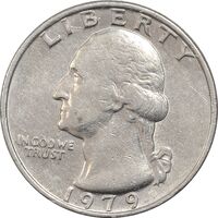 سکه کوارتر دلار 1979 واشنگتن - EF40 - آمریکا
