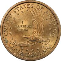 سکه یک دلار 2000P ساکاگاوا (دختر سرخپوست) - MS63 - آمریکا