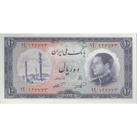 اسکناس 10 ریال 1333 - تک - UNC61 - محمد رضا شاه