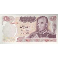 اسکناس 100 ریال 1350 - تک - UNC62 - محمد رضا شاه