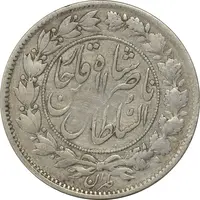 سکه 1000 دینار 129 ارور تاریخ - VF30 - ناصرالدین شاه