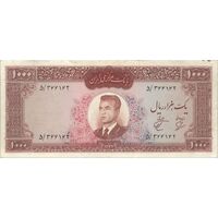 اسکناس 1000 ریال 1341 - تک - EF40 - محمد رضا شاه