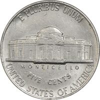 سکه 5 سنت 1992D جفرسون - MS61 - آمریکا