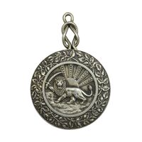 مدال نقره بپاداش خدمت (بدون جعبه) - EF - رضا شاه