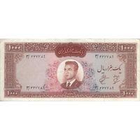 اسکناس 1000 ریال 1341 - تک - VF30 - محمد رضا شاه
