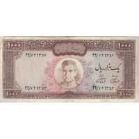 اسکناس 1000 ریال (آموزگار - فرمان فرماییان) - تک - VF25 - محمد رضا شاه