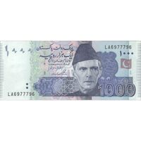 اسکناس 1000 روپیه 2016 جمهوری اسلامی - تک - UNC63 - پاکستان